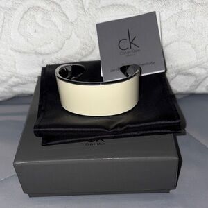 Calvin Klein Ivory Cuff Bracelet